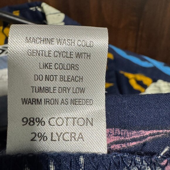 Sovereign Code, Blue Bird & Water Short Sleeve Button Shirt, XL - Picture 5 of 5